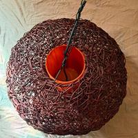 LAMPADARIO IN VIMINI