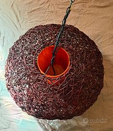 LAMPADARIO IN VIMINI