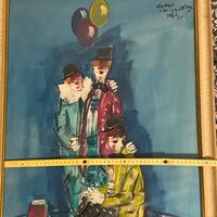 Quadro con pagliacci