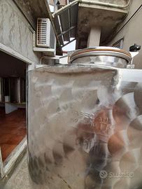 fusto acciaio inox 500 litri