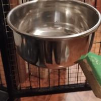 Ciotola in acciaio inox con ganci - Ø 12,5 cm