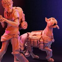 Scooby doo shaggy action figure Disney Pixar