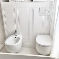 Coppia Sanitari Sospesi WC + Bidet – Ceramica Matt