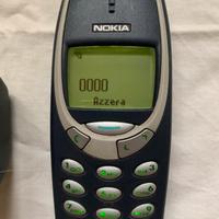 Nokia 3310 usato pochissimo. Telefonia vintage.