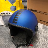 Casco momo design blue mate fume 61cm XL