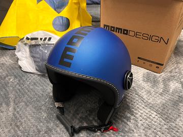 Casco momo design blue mate fume 61cm XL