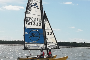Hobie Cat 16, accessori e carrello d'alaggio