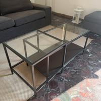 Tavolino kit IKEA VITTSJÖ vetro e metallo -Bologna