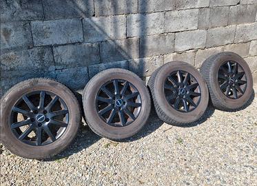 4 Cerchi in lega AUTEC 15" 5x105 + gomme neve