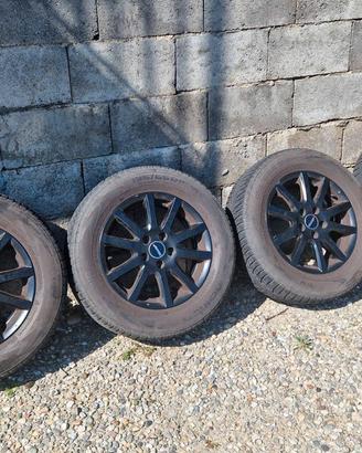 Cerchi lega AUTEC 15" 5x105+gomme neve OPEL ASTRA