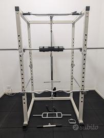 Full rack, pesi e pavimento in gomma