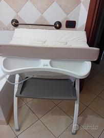 Fasciatoio bagnetto pieghevole con vasca Brevi