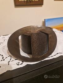 cintura marrone stefanel 