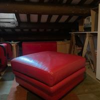 Pouf Dondi di Pelle - XXL