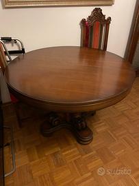 Tavolo + sedie anni 70