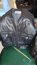 Giubbino pelle nera Blauer
