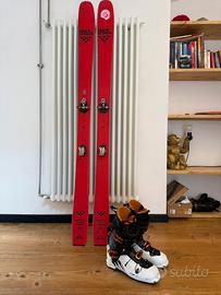 Set scialpinismo black crows scarpa