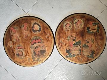 Quadro icone angeli decoupage