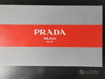 Scarpe Prada nere e blu 42