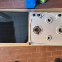 fornello a gas 58.5cm x 50cm sabbia