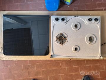 fornello a gas 58.5cm x 50cm sabbia