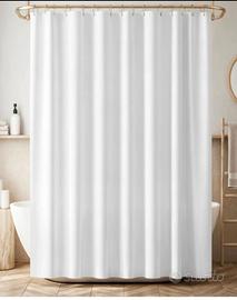 Tenda doccia / vasca da bagno bianca 180x200