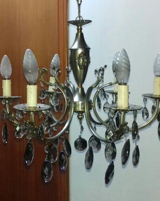 Lampadario a goccia anni 60