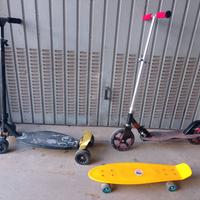  pacchetto 2 Monopattini e skate
