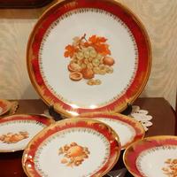 Servizio da torta di Finissima Porcellana Tedesca.