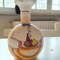 Bottiglia Tonda decorata con tappo in sughero