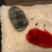 Piccole borse gioiello in visone