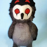 Helluva Boss Stolas gufo realistico peluche Hazbin