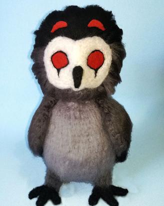 Helluva Boss Stolas gufo realistico peluche Hazbin