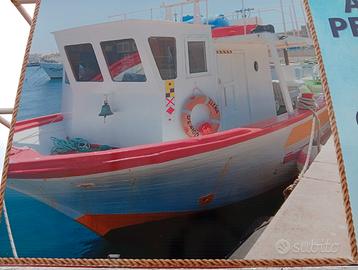 Barca da pesca licenza cianciolo pescaturismo