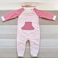 Calvin Klein - Tuta intera bambina rosa - 24 mesi