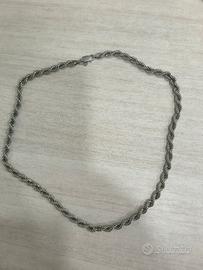 Collana Argento a Corda  