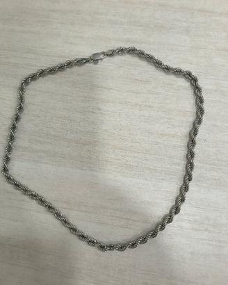 Collana Argento a Corda  