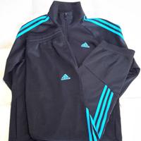 Tuta ADIDAS Firebird ORIGINALE blu/nero