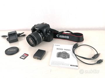 Reflex Canon 1100d Video HD Ott.Condizioni