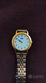 Orologio Seiko Quartz vintage laminato oro 18k