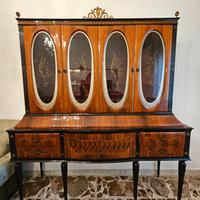 Credenza Art Déco anni ’30 con vetrine – legno