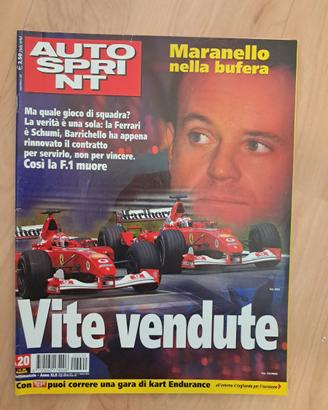 Autosprint 2002 Rubens Barrichello Ferrari F2002