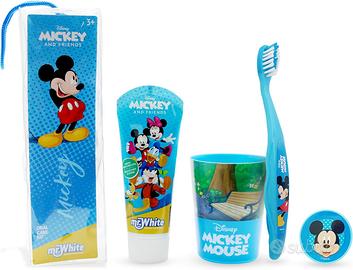 Sacchetto Mickey Mouse con spazzolino, dentifricio