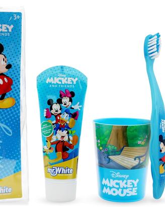 Sacchetto Mickey Mouse con spazzolino, dentifricio
