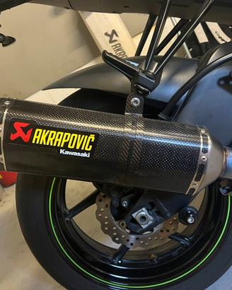 Terminale Akrapovic Omologato Kawasaki zx-10r 2010