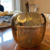 Portaghiaccio vintage silver plate 22 cm