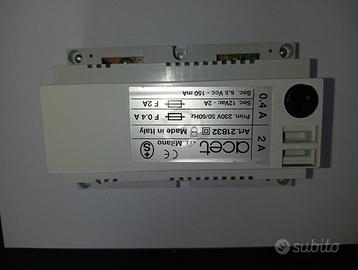 alimentatore per impianti citofonici acet da 6/12V