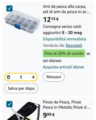 CANNA PESCA E OPTIONAL