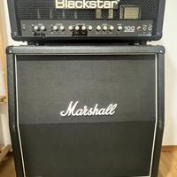 Testata blackstar e cassa marshall 1960