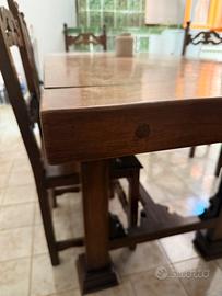 Tavolo noce massello + Sedie